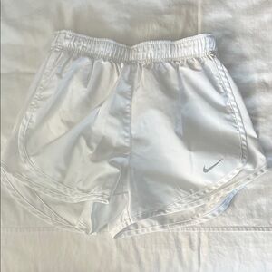 Nike Women's White Sports Shorts